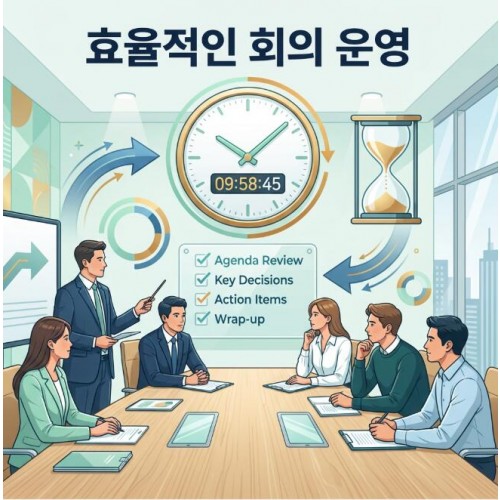 잘 나가는 회사의 비밀 '효율적인 회의 운영'