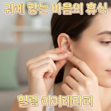 귀에 닿는 마음의 휴식, '힐링 이어테라피'