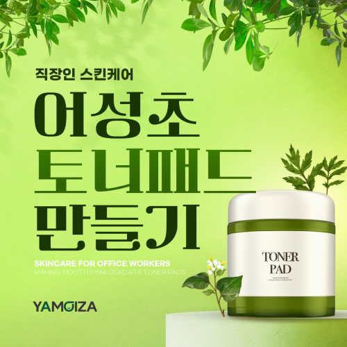 직장인 스킨케어, '어성초 토너패드 만들기'